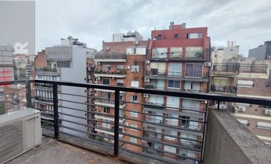 departamento 2 ambientes al frente con balcón