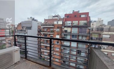 departamento 2 ambientes al frente con balcón