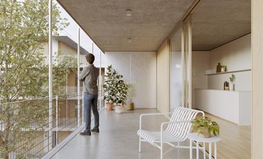 2 Ambientes con Vistas Abiertas, Primer Piso - BOSCO