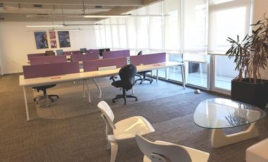 EXCELENTE OFICINA EN TORRE 550m2 , INSTALADA P/ENTRAR, PISO TÉCNICO, COCHERAS, SEGURIDAD 24hs