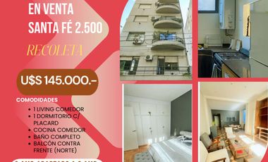 Departamento, Recoleta,3 Amb, Modernizado,U$S 145.000.-