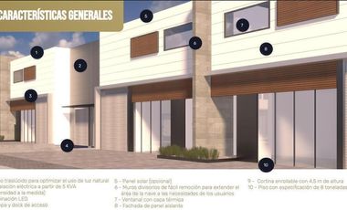 Bodega industrial 550 m2 en pre venta norponiente Queretaro GPS