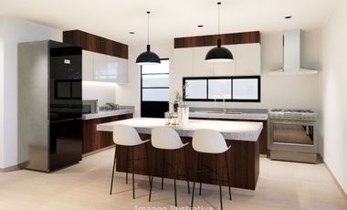 CASA EN VENTA EN PRIVADA UNICA AL NORTE DE MERIDA ZONA COUNTRY