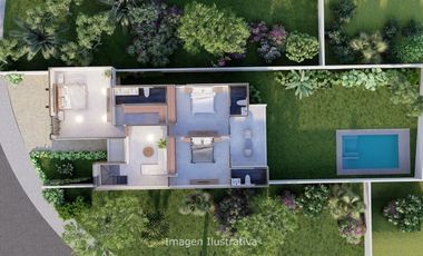 CASA EN VENTA EN PRIVADA UNICA AL NORTE DE MERIDA ZONA COUNTRY