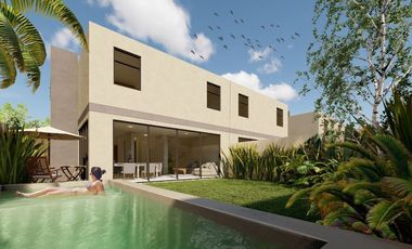 HERMOSA CASA  CON AMENIDADES EN CONKAL EN VENTA MERIDA YUCATAN