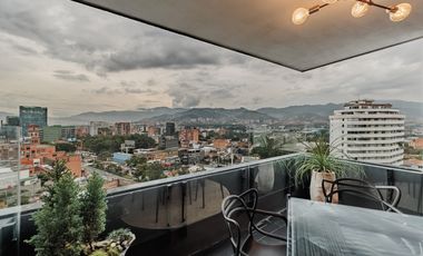apartamento para renta amoblada poblado/lalinde