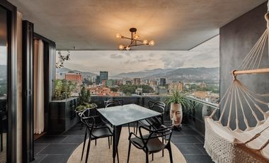 apartamento para renta amoblada poblado/lalinde