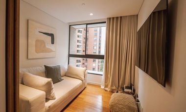 apartamento para renta amoblado poblado/ santa maria de los angeles