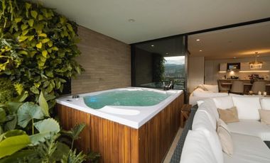 apartamento para renta amoblado poblado/ santa maria de los angeles