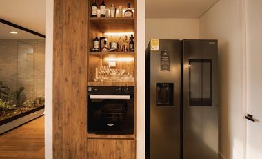 apartamento para renta amoblado poblado/ santa maria de los angeles
