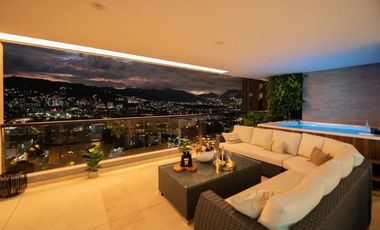 apartamento para renta amoblado poblado/ santa maria de los angeles