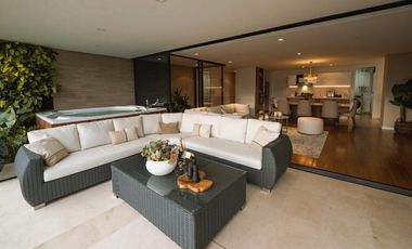 apartamento para renta amoblado poblado/ santa maria de los angeles