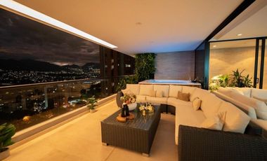 apartamento para renta amoblado poblado/ santa maria de los angeles