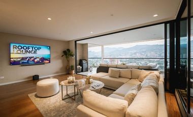 apartamento para renta amoblado poblado/ santa maria de los angeles