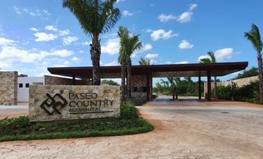 Terreno en venta en Paseo Country, Mérida, Yucatán.