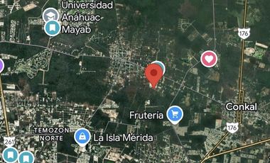 Terreno en Venta en San Diego Cutz, Conkal, Mérida