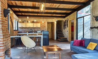 Cabaña en venta en Tapalpa. En el interior del bosque