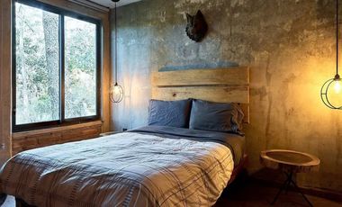 Cabaña en venta en Tapalpa. En el interior del bosque