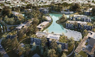 Departamento en venta de 2 ambientes en Luján- Condominio sustentable con piscinas-
