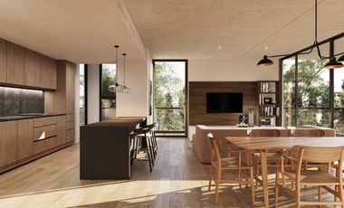 Departamento en venta de 2 ambientes en Luján- Condominio sustentable con piscinas-