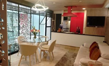 DEPARTAMENTO EN VENTA, 2 RECÁMARAS, COL. CUAUHTÉMOC, A 2 CUADRAS DE REFORMA