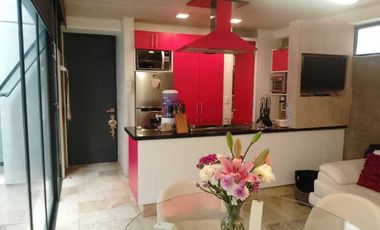 DEPARTAMENTO EN VENTA, 2 RECÁMARAS, COL. CUAUHTÉMOC, A 2 CUADRAS DE REFORMA