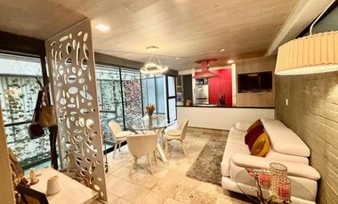 DEPARTAMENTO EN VENTA, 2 RECÁMARAS, COL. CUAUHTÉMOC, A 2 CUADRAS DE REFORMA