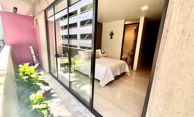 DEPARTAMENTO EN VENTA, 2 RECÁMARAS, COL. CUAUHTÉMOC, A 2 CUADRAS DE REFORMA