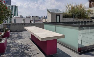 DEPARTAMENTO EN VENTA, 2 RECÁMARAS, COL. CUAUHTÉMOC, A 2 CUADRAS DE REFORMA