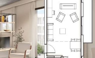 Departamento monoambiente en  VENTA - Boulogne