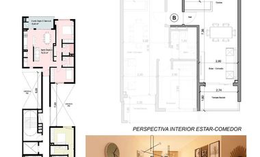 Venta departamento 2 ambientes con balcón en Wilde