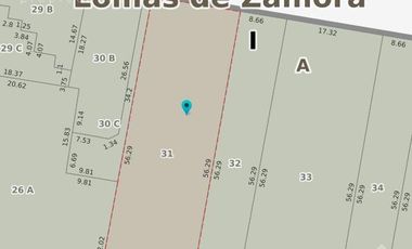 Terreno en Lomas De Zamora