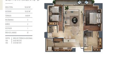 Preventa Departamentos de Lujo en Antica Club de Golf Los Encinos.