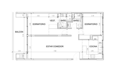 Depto 3 ambientes financiado en Arauca Tigre
