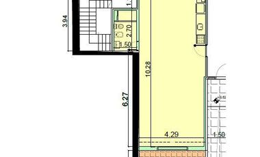Departamento  un dormitorio al frente