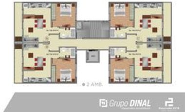 Departamento en venta en San Martín de 2 Ambientes