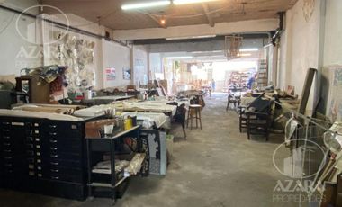 Depósito   con oficina y local sobre 8,66 x 35     con patio  San Isidro