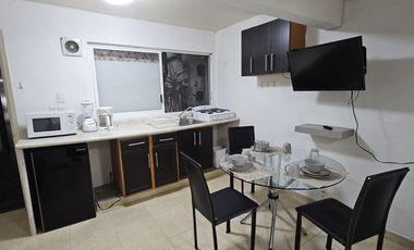 Departamento 1 recamara amueblado con todos los servicios en Coyoacan