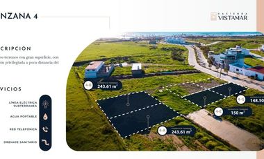 🏡 Terrenos en Venta en pagos- Hacienda Vistamar, Manzana 4 🌊