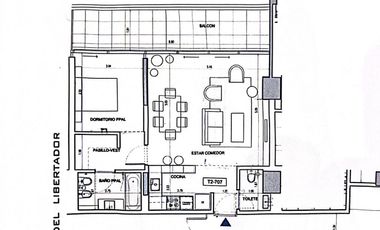 2 Ambientes en las Exclusivas Torres Alrio - Piso alto!