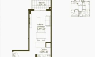 Venta Departamento 2 Ambientes en Palomar