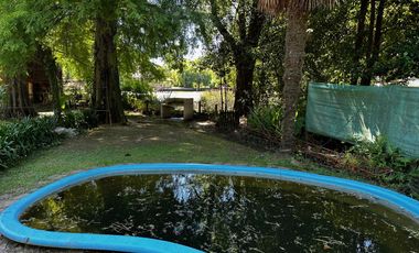 Casa en  venta en el Delta de Tigre con frente al Río Carapachay