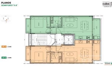 Departamento en Venta, 2 Ambientes - Quilmes centro. En pozo