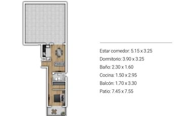 Departamento en venta en Zona Macrocentro, Rosario 2 dormitorios c/ amenities