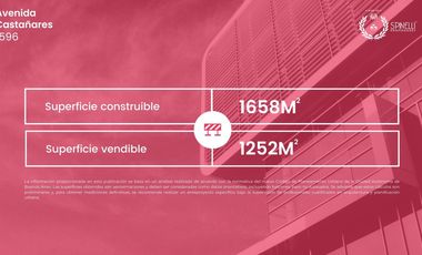 Local con vivienda de 608M² en terreno USAM Parque Chacabuco 1252M² vendibles