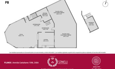 Local con vivienda de 608M² en terreno USAM Parque Chacabuco 1252M² vendibles