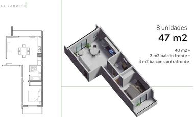 Departamento a estrenar en venta en Merlo - 2 ambientes