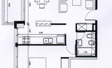 Departamento en venta en Moron
