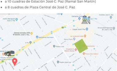 Departamento en Jose Clemente Paz
