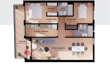Venta, Departamento, 2 ambientes, Balcon, Villa Santa Rita,